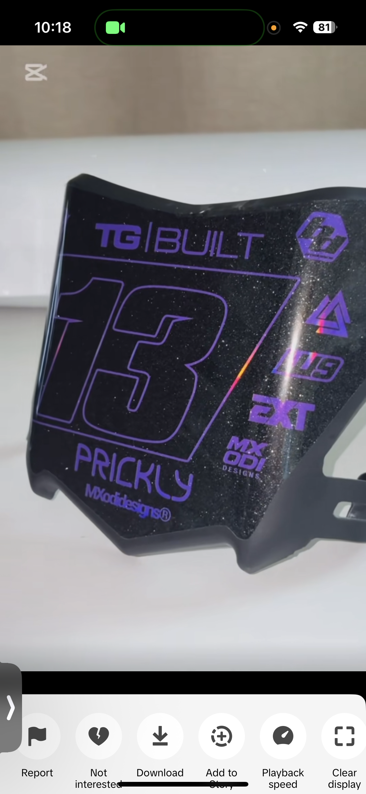 Motocutz Moto Plate